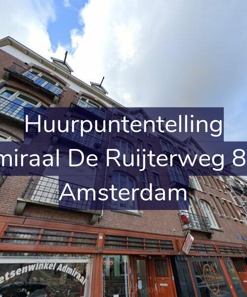 Foto gevel Huurpuntentelling voor Admiraal De Ruijterweg 81-2, Amsterdam