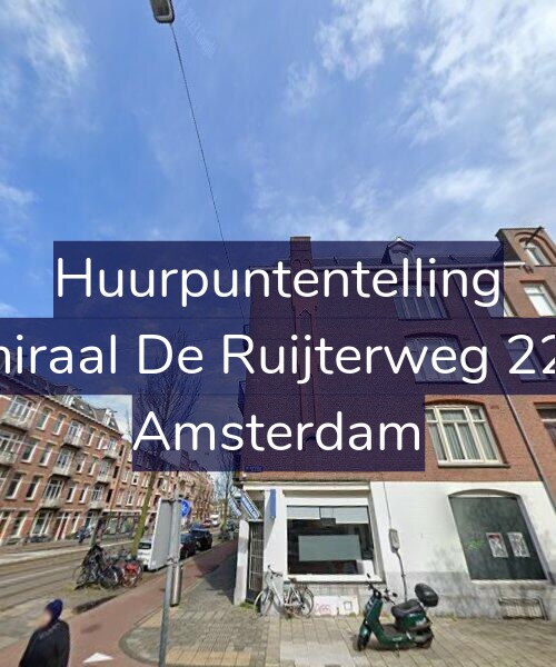 Foto gevel Huurpuntentelling voor Admiraal De Ruijterweg 220-1, Amsterdam