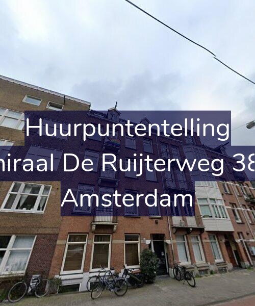 Foto gevel Huurpuntentelling voor Admiraal De Ruijterweg 385-2, Amsterdam