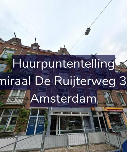 Foto gevel Huurpuntentelling voor Admiraal De Ruijterweg 37-4, Amsterdam