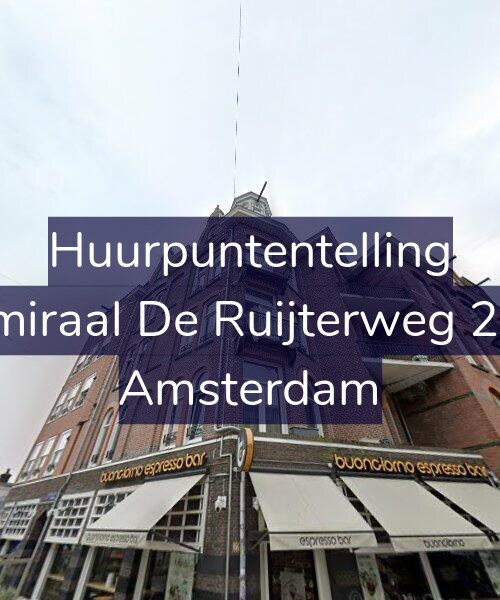Foto gevel Huurpuntentelling voor Admiraal De Ruijterweg 25-3, Amsterdam