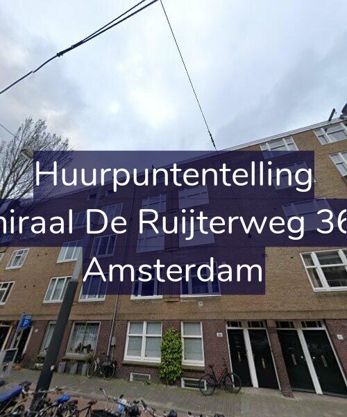 Foto gevel Huurpuntentelling voor Admiraal De Ruijterweg 369-3, Amsterdam