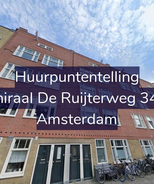 Foto gevel Huurpuntentelling voor Admiraal De Ruijterweg 340-2, Amsterdam
