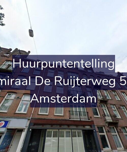 Foto gevel Huurpuntentelling voor Admiraal De Ruijterweg 51-3, Amsterdam