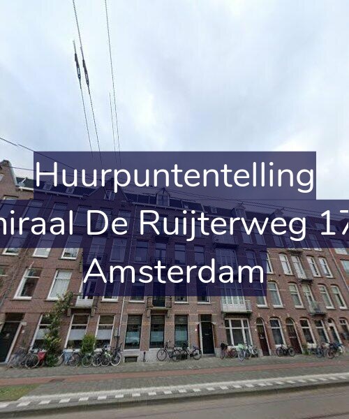 Foto gevel Huurpuntentelling voor Admiraal De Ruijterweg 172-3, Amsterdam