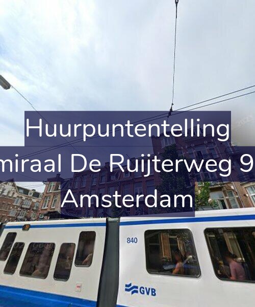 Foto gevel Huurpuntentelling voor Admiraal De Ruijterweg 91-1, Amsterdam
