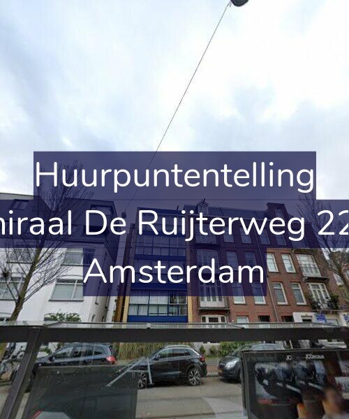 Foto gevel Huurpuntentelling voor Admiraal De Ruijterweg 224-C, Amsterdam