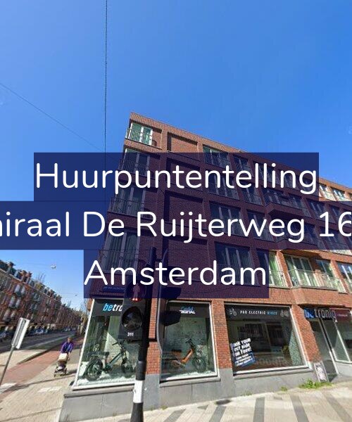 Foto gevel Huurpuntentelling voor Admiraal De Ruijterweg 164-M, Amsterdam
