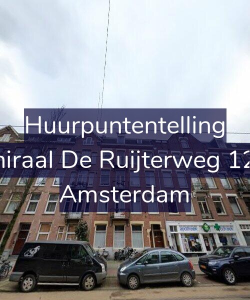 Foto gevel Huurpuntentelling voor Admiraal De Ruijterweg 127-1, Amsterdam