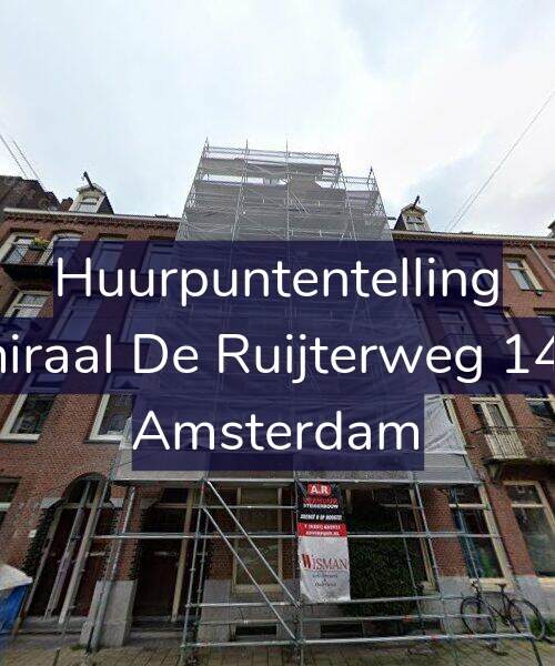 Foto gevel Huurpuntentelling voor Admiraal De Ruijterweg 144-H, Amsterdam