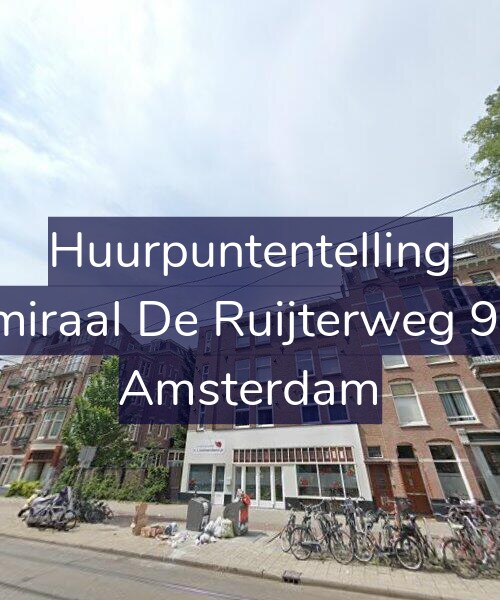 Foto gevel Huurpuntentelling voor Admiraal De Ruijterweg 97-1, Amsterdam