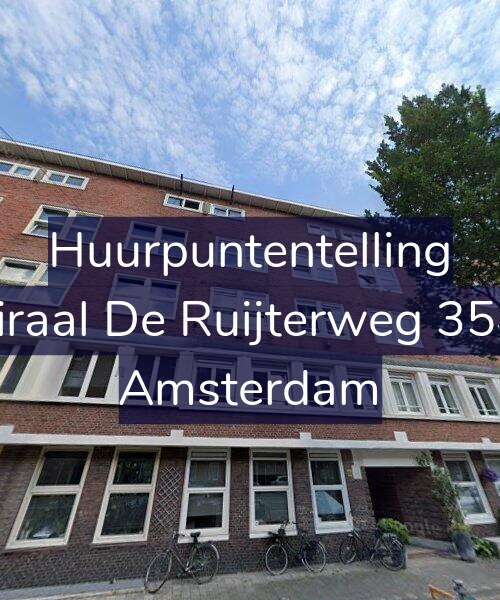Foto gevel Huurpuntentelling voor Admiraal De Ruijterweg 354-A2, Amsterdam