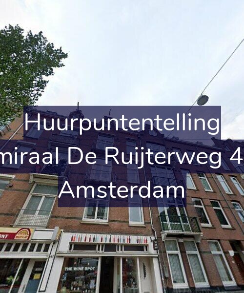 Foto gevel Huurpuntentelling voor Admiraal De Ruijterweg 43-3, Amsterdam
