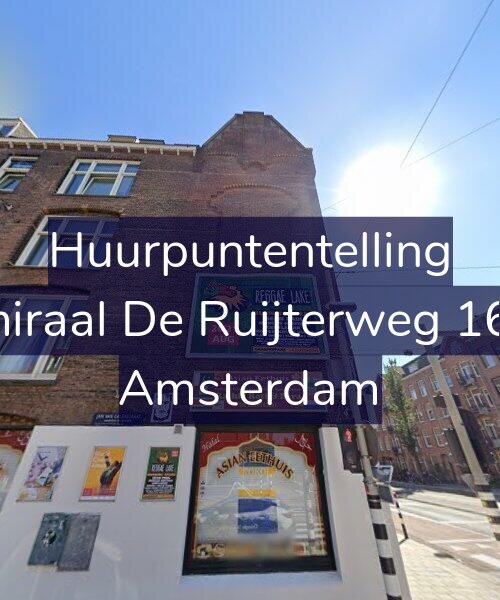 Foto gevel Huurpuntentelling voor Admiraal De Ruijterweg 162-3, Amsterdam