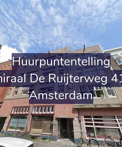 Foto gevel Huurpuntentelling voor Admiraal De Ruijterweg 414-3, Amsterdam
