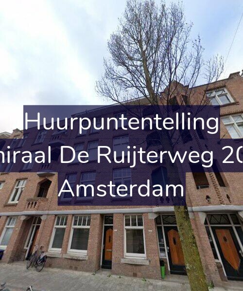 Foto gevel Huurpuntentelling voor Admiraal De Ruijterweg 209-2, Amsterdam