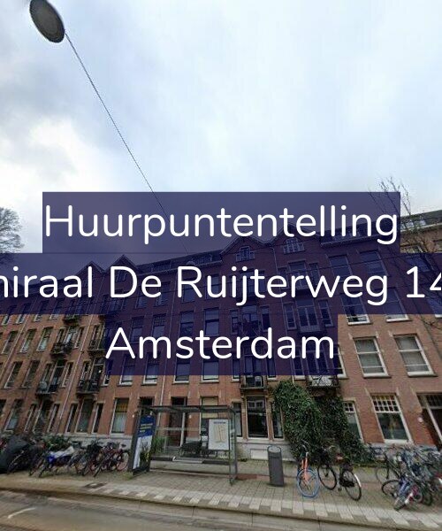 Foto gevel Huurpuntentelling voor Admiraal De Ruijterweg 149-2, Amsterdam