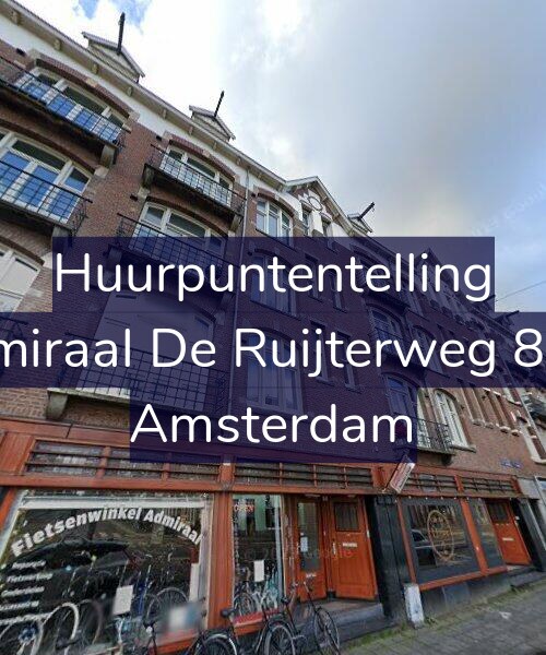 Foto gevel Huurpuntentelling voor Admiraal De Ruijterweg 81-1, Amsterdam