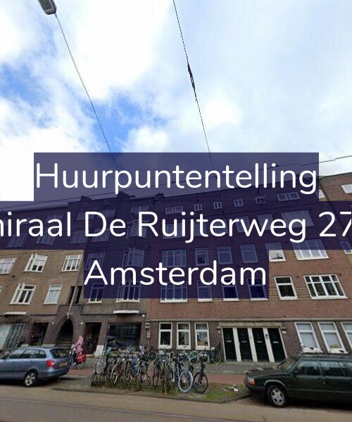 Foto gevel Huurpuntentelling voor Admiraal De Ruijterweg 276-H, Amsterdam
