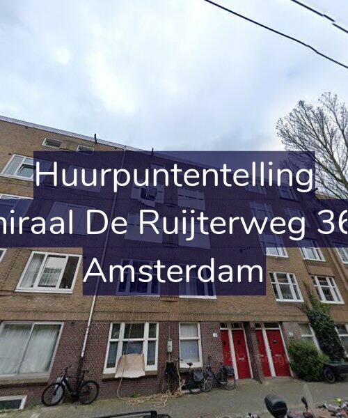 Foto gevel Huurpuntentelling voor Admiraal De Ruijterweg 361-1, Amsterdam