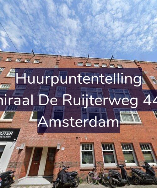 Foto gevel Huurpuntentelling voor Admiraal De Ruijterweg 444-2, Amsterdam