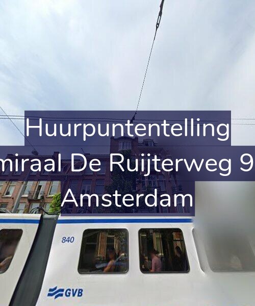 Foto gevel Huurpuntentelling voor Admiraal De Ruijterweg 93-1, Amsterdam
