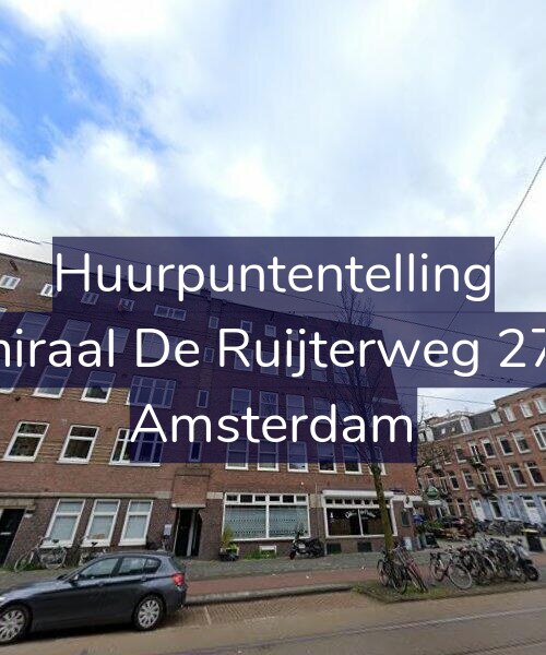 Foto gevel Huurpuntentelling voor Admiraal De Ruijterweg 272-2, Amsterdam