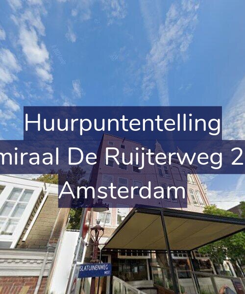 Foto gevel Huurpuntentelling voor Admiraal De Ruijterweg 23-2, Amsterdam