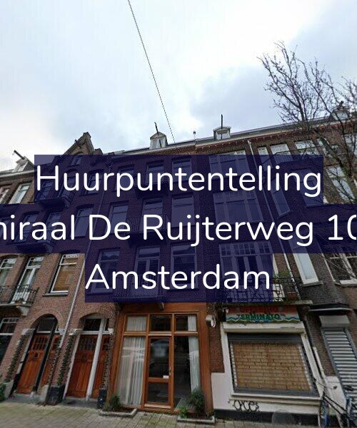 Foto gevel Huurpuntentelling voor Admiraal De Ruijterweg 106-2, Amsterdam