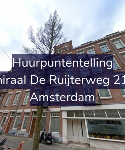 Foto gevel Huurpuntentelling voor Admiraal De Ruijterweg 215-C, Amsterdam
