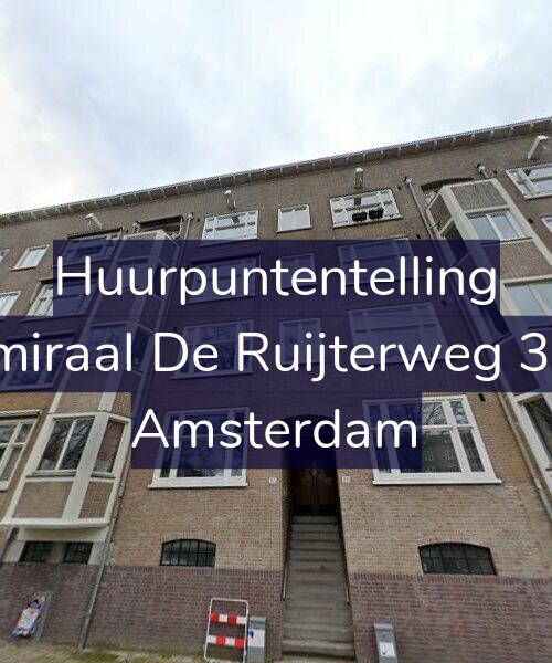 Foto gevel Huurpuntentelling voor Admiraal De Ruijterweg 30-2, Amsterdam