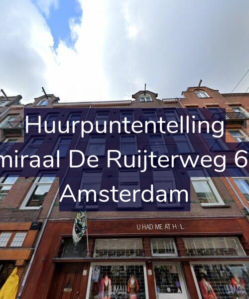 Foto gevel Huurpuntentelling voor Admiraal De Ruijterweg 67-3, Amsterdam
