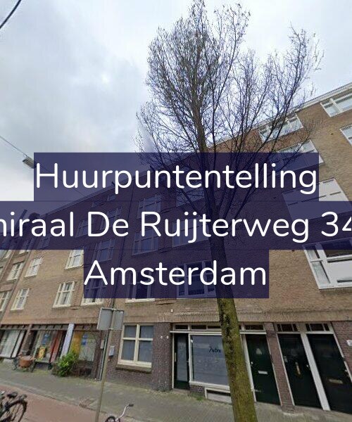 Foto gevel Huurpuntentelling voor Admiraal De Ruijterweg 345-3, Amsterdam