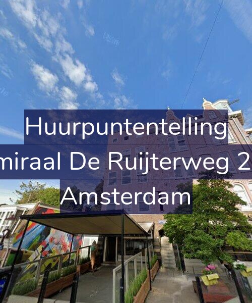 Foto gevel Huurpuntentelling voor Admiraal De Ruijterweg 23-4, Amsterdam