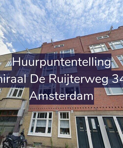 Foto gevel Huurpuntentelling voor Admiraal De Ruijterweg 342-2, Amsterdam