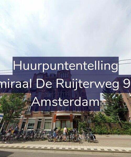 Foto gevel Huurpuntentelling voor Admiraal De Ruijterweg 95-K, Amsterdam