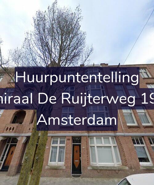 Foto gevel Huurpuntentelling voor Admiraal De Ruijterweg 199-3, Amsterdam