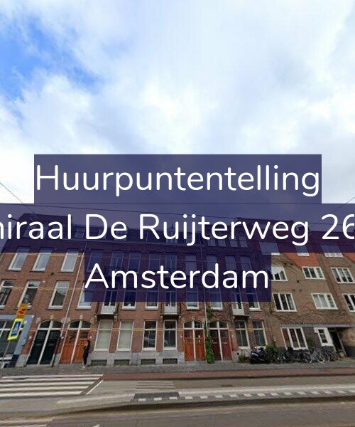 Foto gevel Huurpuntentelling voor Admiraal De Ruijterweg 264-H, Amsterdam
