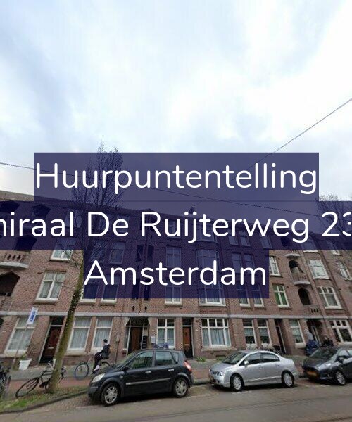 Foto gevel Huurpuntentelling voor Admiraal De Ruijterweg 234-1, Amsterdam