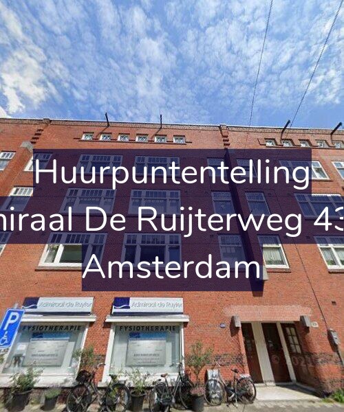 Foto gevel Huurpuntentelling voor Admiraal De Ruijterweg 430-3, Amsterdam
