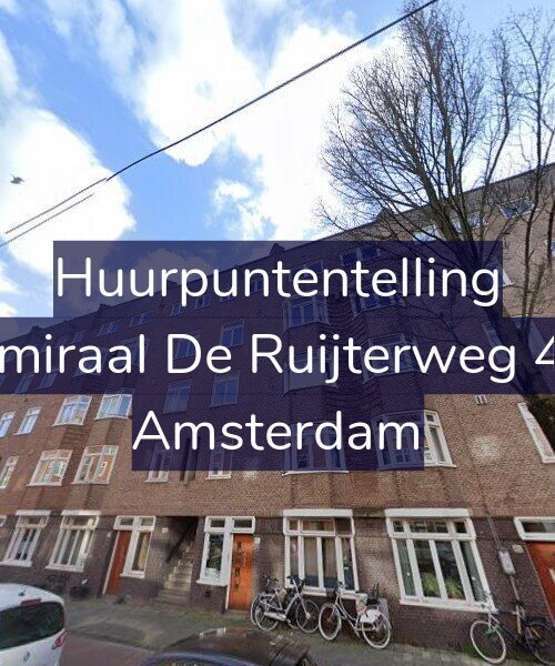 Foto gevel Huurpuntentelling voor Admiraal De Ruijterweg 485, Amsterdam