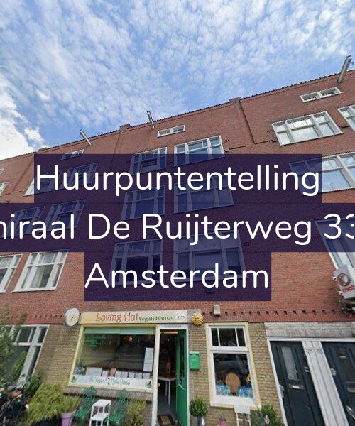 Foto gevel Huurpuntentelling voor Admiraal De Ruijterweg 334-2, Amsterdam