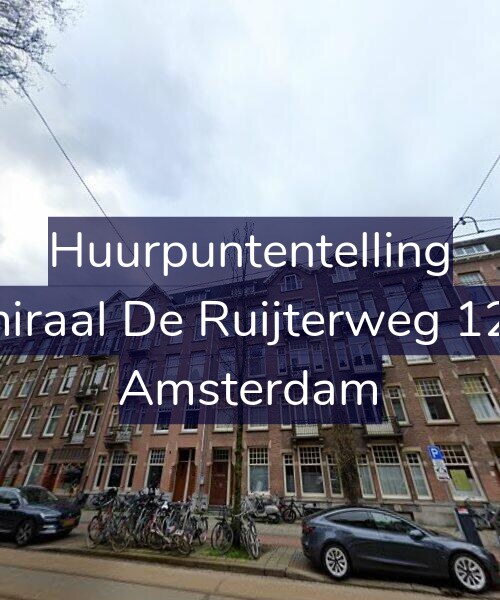 Foto gevel Huurpuntentelling voor Admiraal De Ruijterweg 121-1, Amsterdam