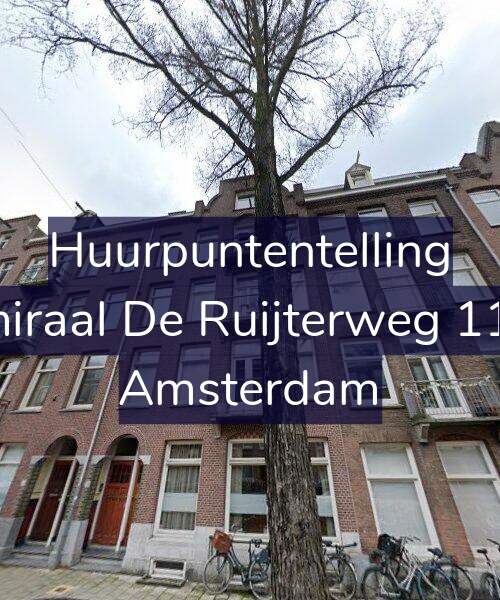 Foto gevel Huurpuntentelling voor Admiraal De Ruijterweg 118-3, Amsterdam
