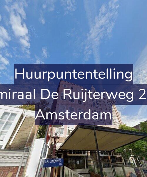 Foto gevel Huurpuntentelling voor Admiraal De Ruijterweg 23-3, Amsterdam