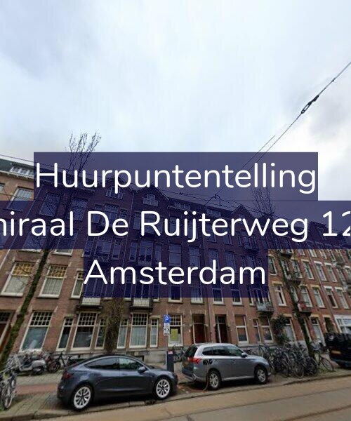 Foto gevel Huurpuntentelling voor Admiraal De Ruijterweg 123-1, Amsterdam