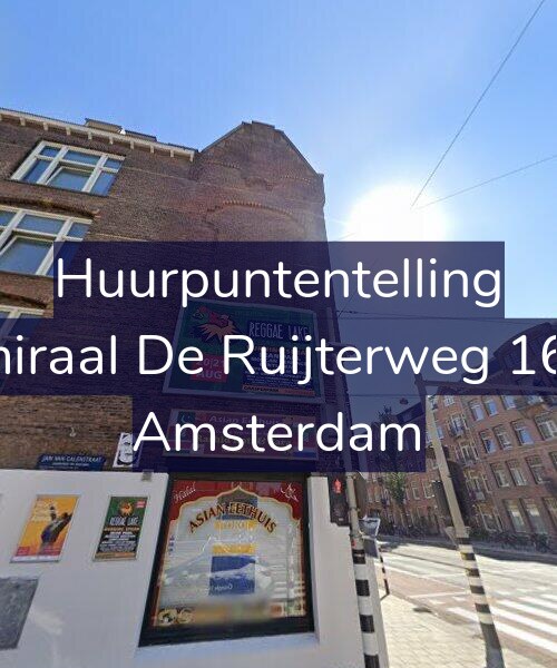Foto gevel Huurpuntentelling voor Admiraal De Ruijterweg 162-1, Amsterdam