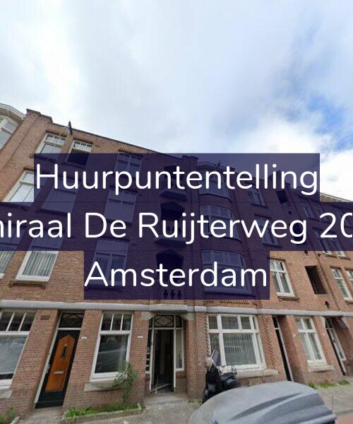 Foto gevel Huurpuntentelling voor Admiraal De Ruijterweg 203-H, Amsterdam