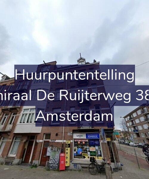 Foto gevel Huurpuntentelling voor Admiraal De Ruijterweg 389-4, Amsterdam
