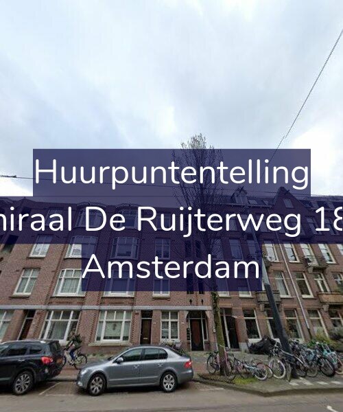 Foto gevel Huurpuntentelling voor Admiraal De Ruijterweg 180-3, Amsterdam